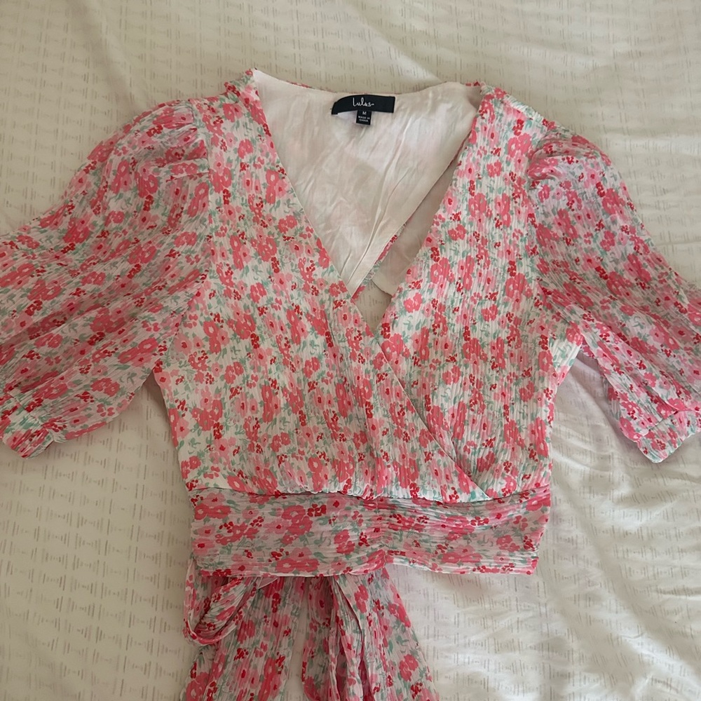 Lulus tie-back top